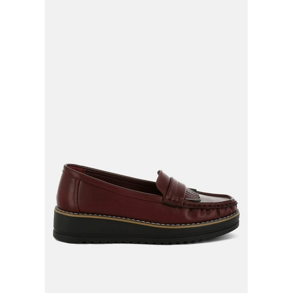 Croyda Fringed Nubuck Loafers