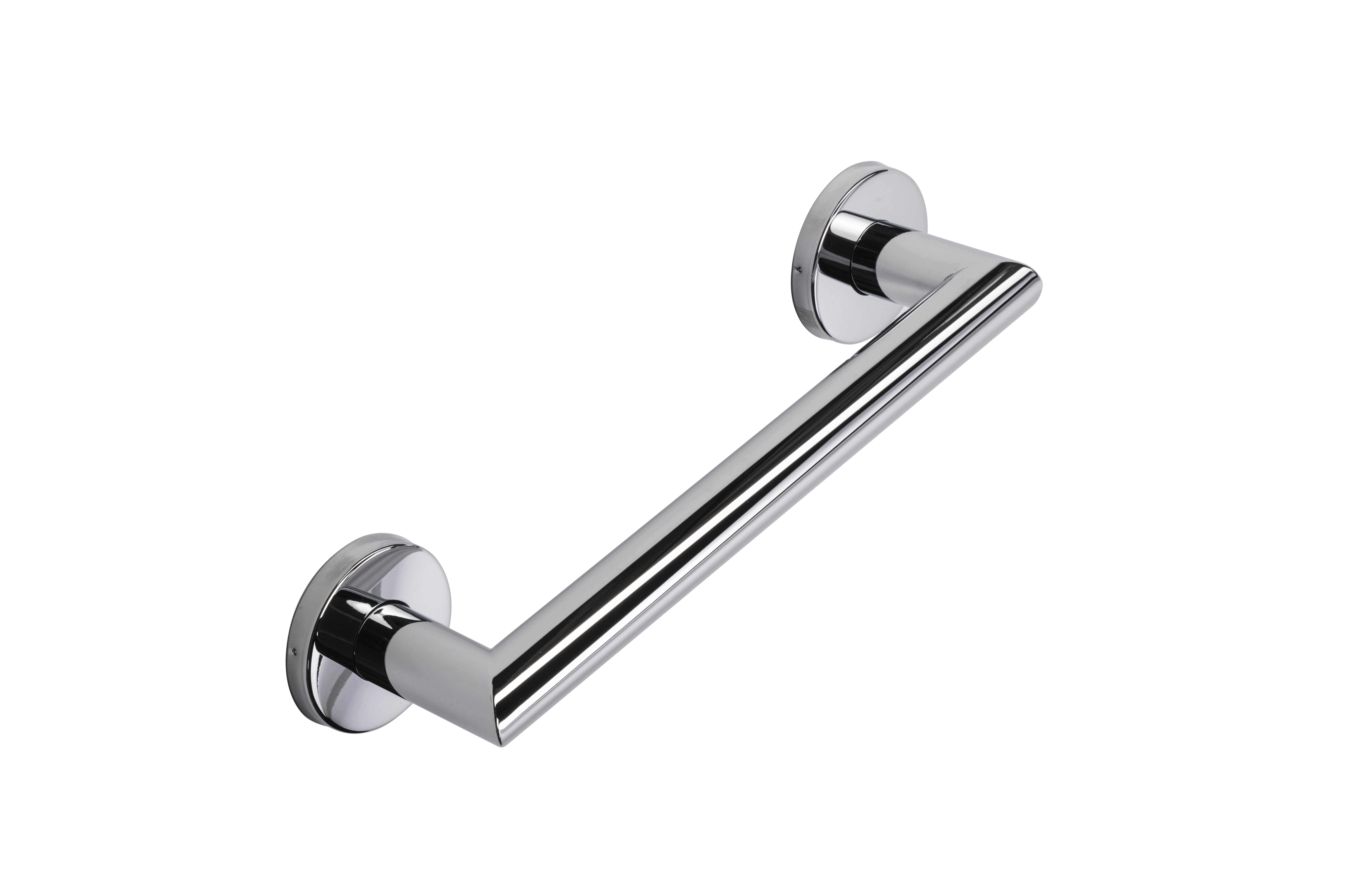 Croydex 11.81 in. Stainless Steel Shower Grab Bar in Chrome