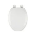 thumbnail image 1 of Croydex  19" Tanner Elongated Stick -Tight™ Wood Toilet Seat, 1 of 7