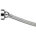 thumbnail image 1 of Croydex Curved Space Saver Shower Curtain Rod, Adjustable Length 60in, Stainless Steel, 1 of 7