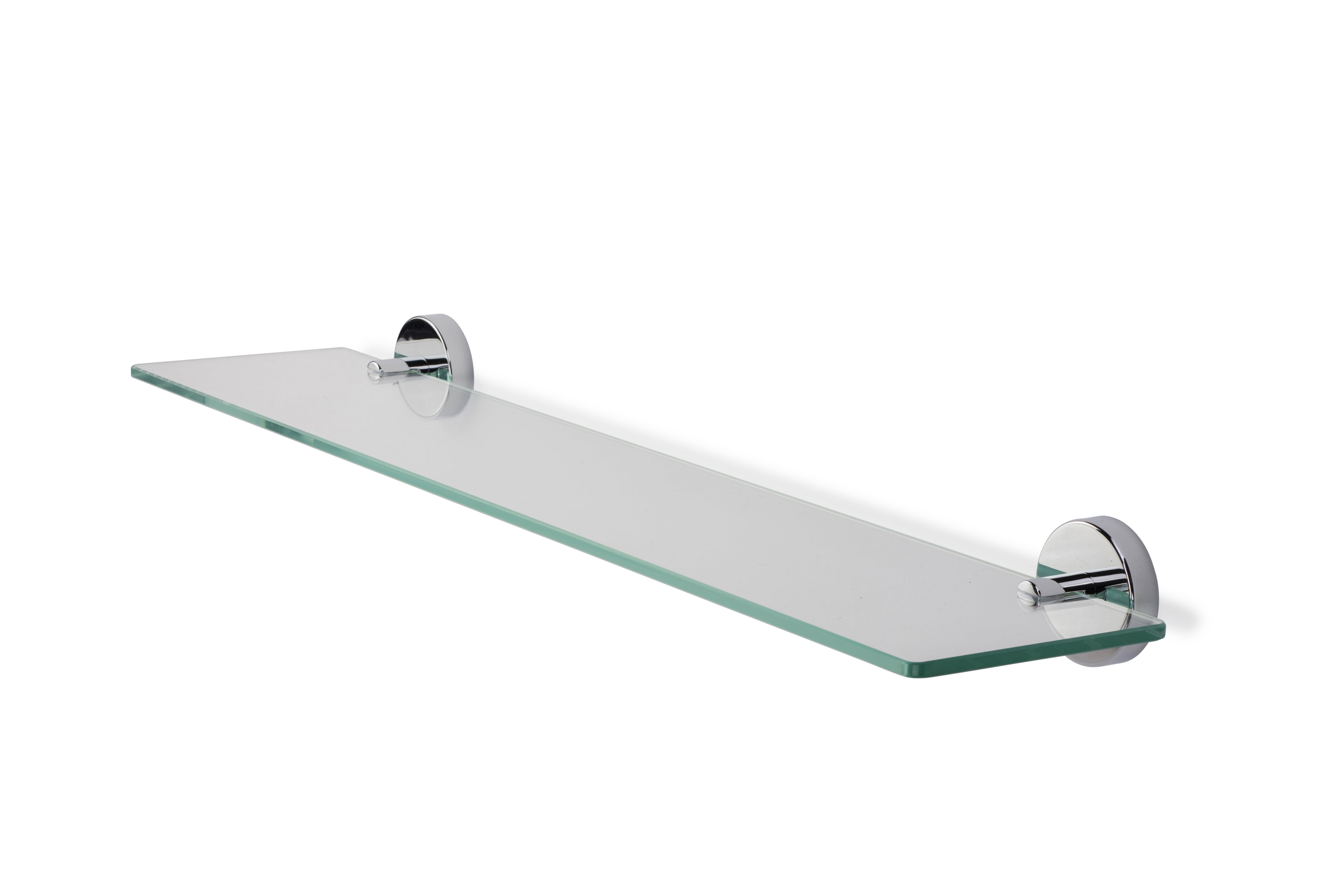 Single glass bathroom sale shelf