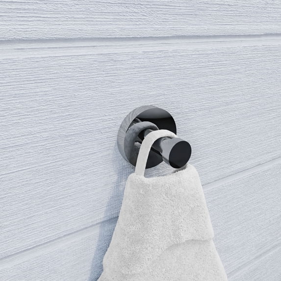 Croydex Flexi-Fix Epsom Single Robe Hook in Chrome, Screw or Glue