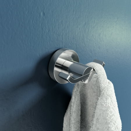 Croydex Flexi-Fix Metra Double Robe Hook, Chrome