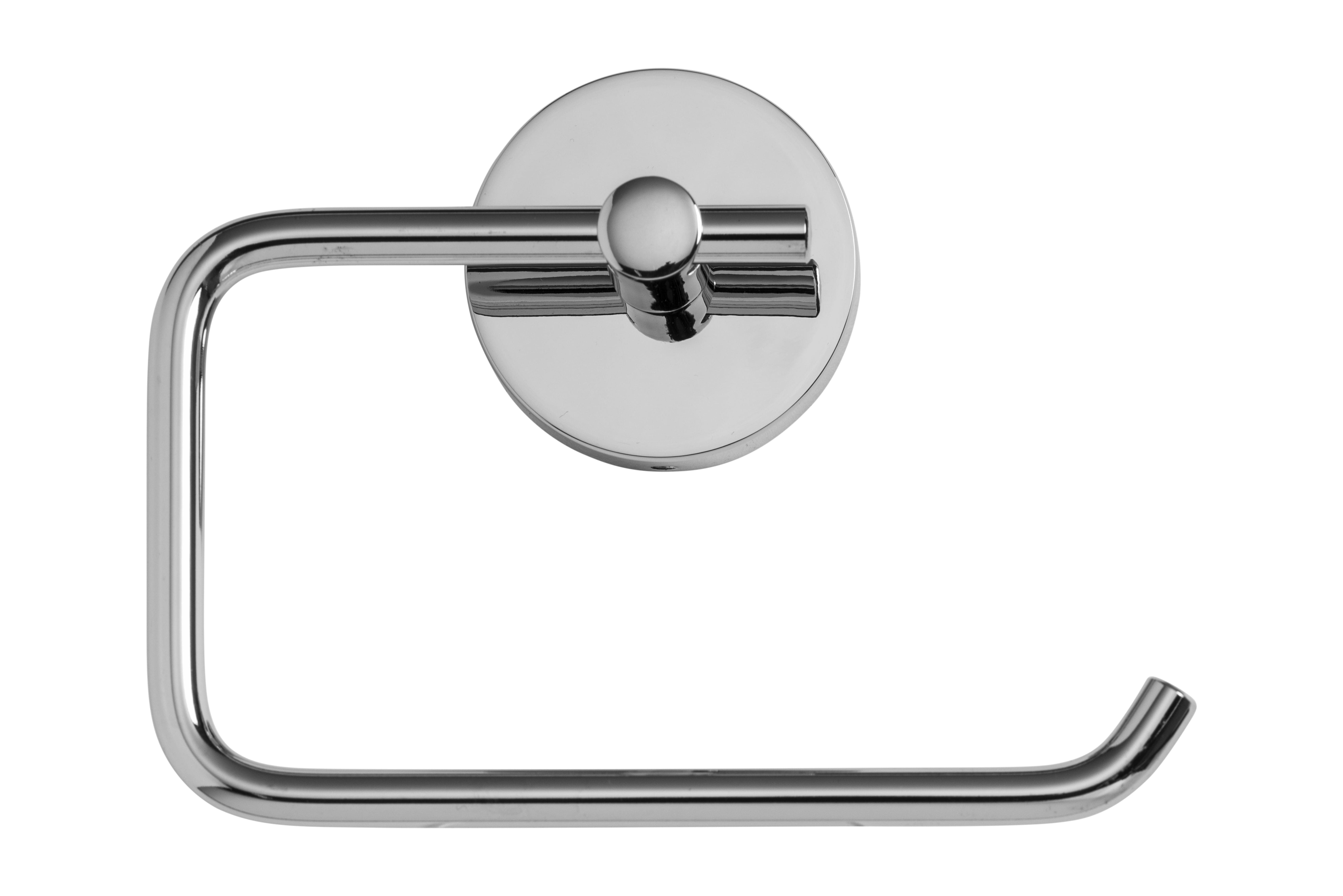 Croydex Pendle Toilet Paper Holder, Easy-to-Fit Flexi Fix Bracket, No Drilling Required