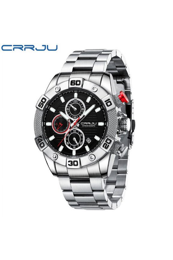 New Men Watches Top Brand Luxury Chronograph Quartz With Stainless Steel Sports Wristwatch Relogio Masculino - Quartz Wristwatches
