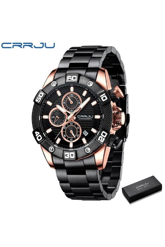 New Men Watches Top Brand Luxury Chronograph Quartz With Stainless Steel Sports Wristwatch Relogio Masculino - Quartz Wristwatches