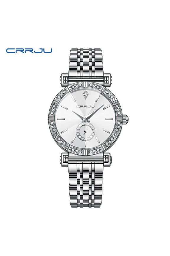 New Steel Belt Women's Diamond-Embedded Watch 5011 Watch Simple Business Personality Fashion Waterproof