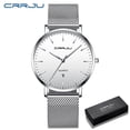 thumbnail image 1 of Crrju Watch Men Waterproof Fashion Luxury Business Quartz With Calendar Stainless Steel Wrist Gold Watches Relogio Masculino - Quartz Wristwatches, 1 of 6