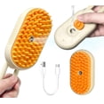 thumbnail image 1 of Crtynell Spray Cat Brush for Shedding - Cat/Dog Steam Brush, Cat Bath Brush, Pet Steam Brush, Cat Brush with Water - Pet Spray Hair Comb, Cat Hair Brush with Steamer (brown), 1 of 6