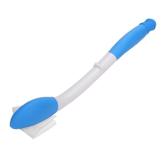 Crtynell Toilet Aids Wiping Tools,15.7" Comfort Long Reach Bottom Buddy Toilet Tissue Wiping Aid With Foldable Handle