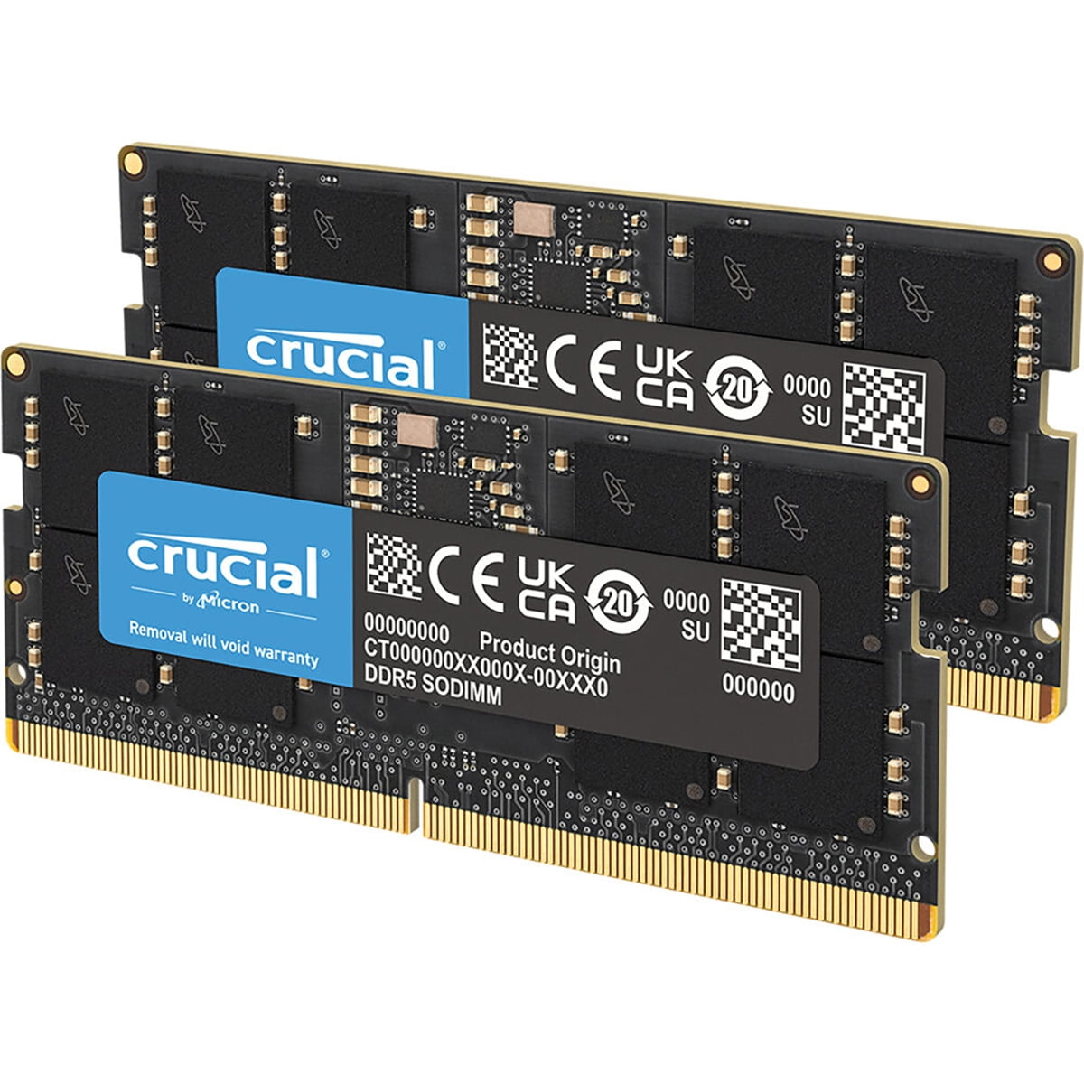 crucial DDR5-5600 64,128GB SO-DIMM メモリー Crucial 128GB (2x64GB) DDR5 5600MHz CL46 SODIMM Laptop