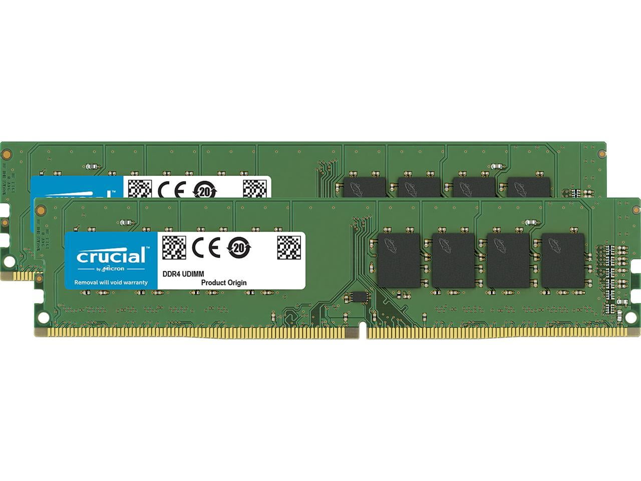 (2 DDR4 288-Pin 8GB) PC 25600) RAM x (PC4 3200 CT2K8G4DFRA32A Memory Crucial Model Desktop 16GB