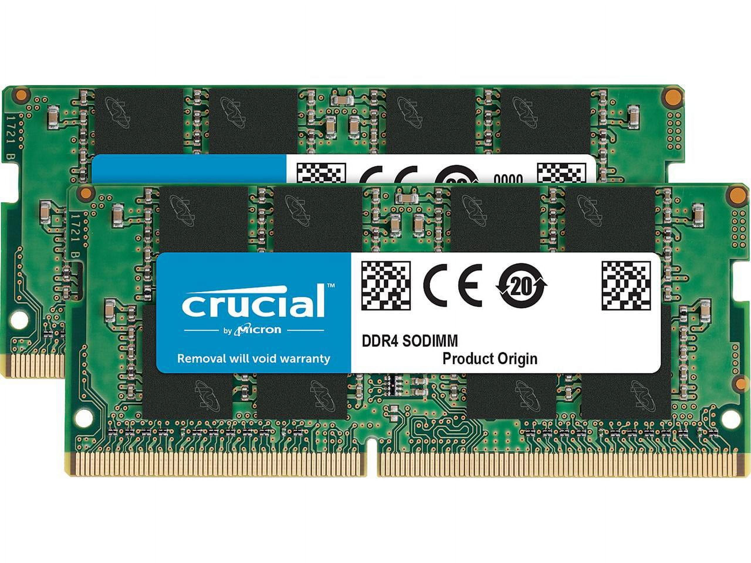Crucial 16GB RAM (2 x 8GB) 260-Pin DDR4 SO-DIMM PC4 25600 Laptop