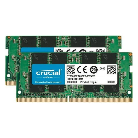 "Crucial 16GB Kit (2 x 8GB) DDR4-2400 SODIMM - CT2K8G4SFS824A"