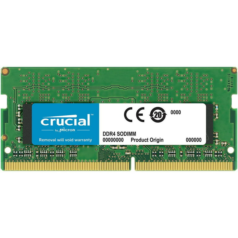detekterbare entanglement Forstyrre Crucial 16GB Single DDR4 2400 MT/s (PC4-19200) DR x8 SODIMM 260-Pin for Mac  - CT16G4S24AM - Walmart.com