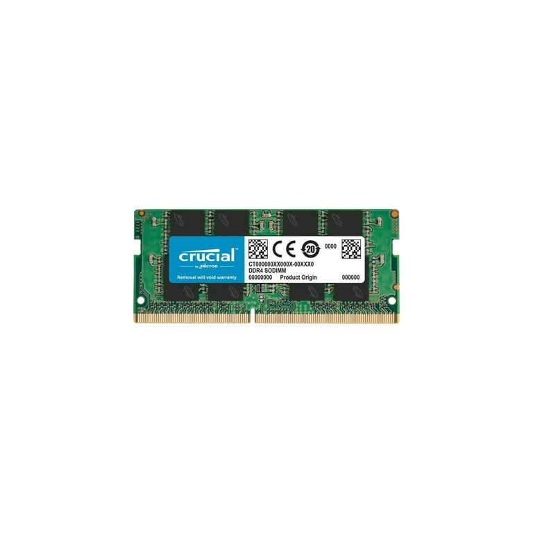 Crucial 32GB Single DDR4 2666 MT/s CL19 SODIMM 260-Pin Memory