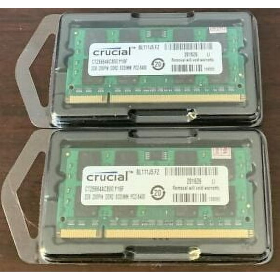 Crucial 4GB (2x2GB) New memory for Dell Latitude D620 D630 D820 DDR2 SODIMM Ram