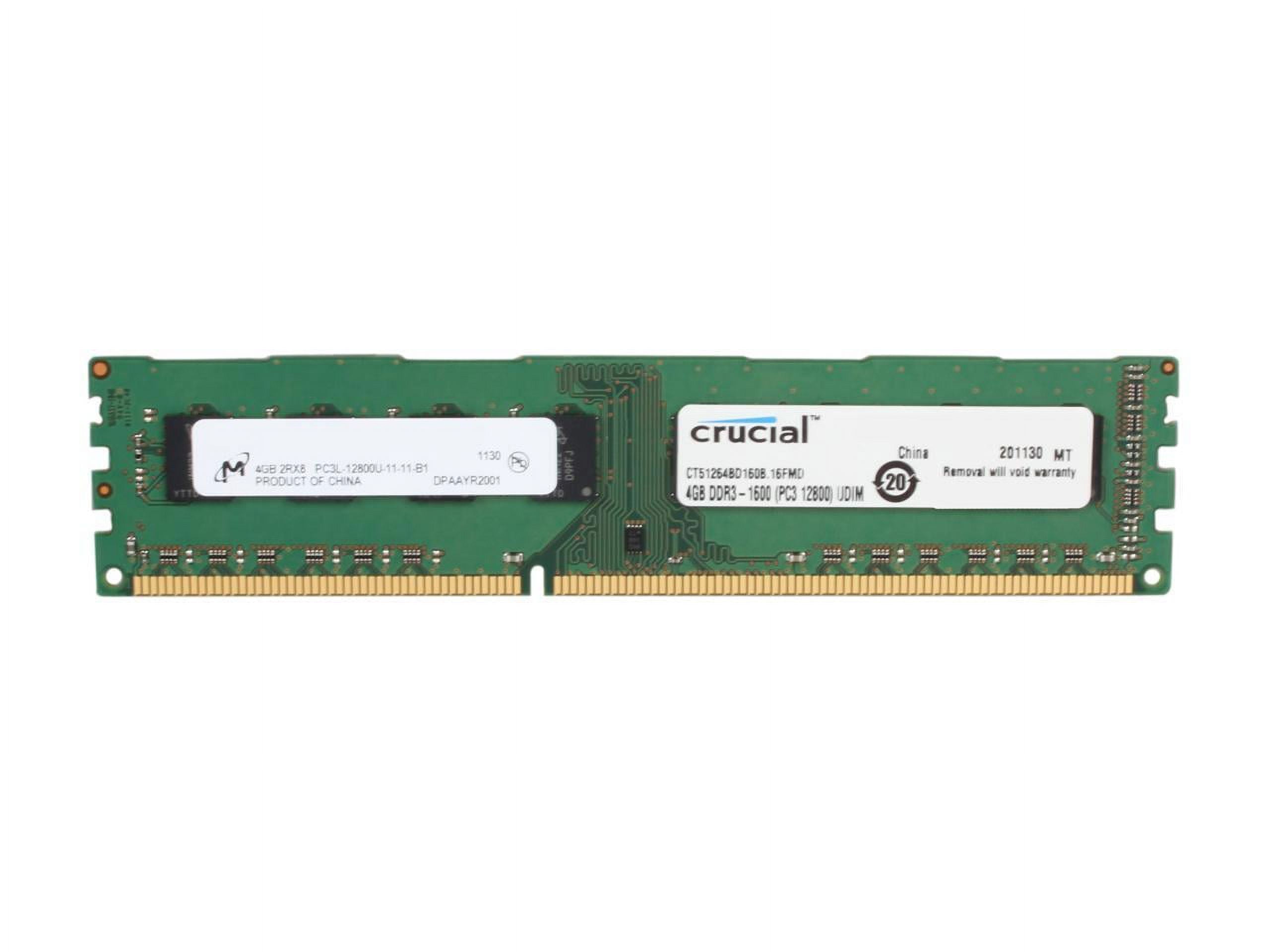 Crucial 4gb shop ddr3 1600