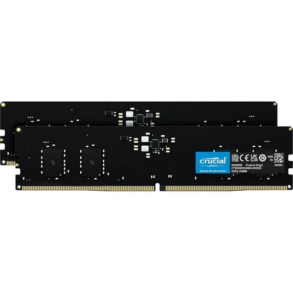 Crucial 64GB (2 x 32GB) DDR5 5200 (PC5 41600) Desktop Memory Model CT2K32G52C42U5