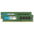 thumbnail image 1 of Crucial 64GB Kit (32GBx2) DDR4 3200 MT/s CL22 DIMM 288-Pin Memory - CT2K32G4DFD832A, 1 of 5