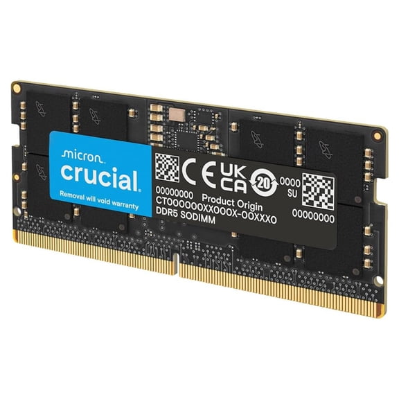 Crucial 96GB(48*2) DDR5 RAM, 5600MHz Laptop Memory , SODIMM 262-Pin