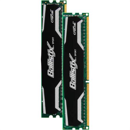 Crucial Ballistix 2GB (2 x 1 GB) DDR3 SDRAM Memory Module