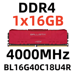 カンペイ Crucial Ballistix 128GB Crucial Ballistix 16GB (2x8GB) DDR4 PC4-24000 3000 MHz RAM