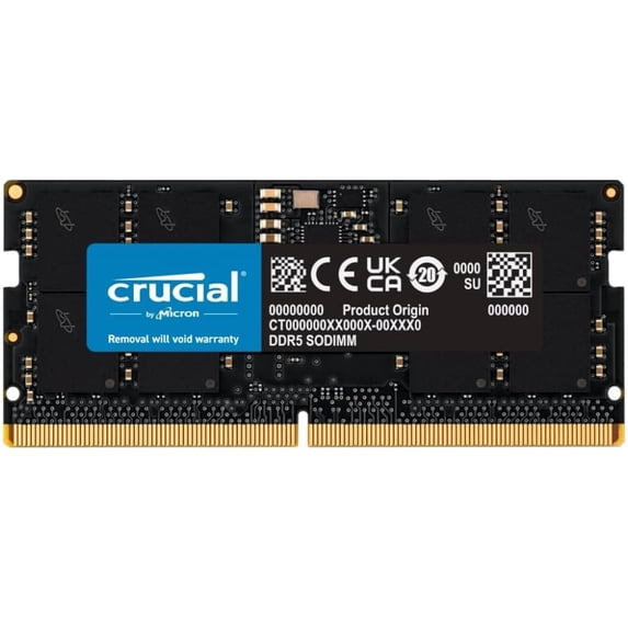 Crucial Rama Crucial CT16G56C46S5T DDR5 RAM Memory, 16 GB - Walmart.com