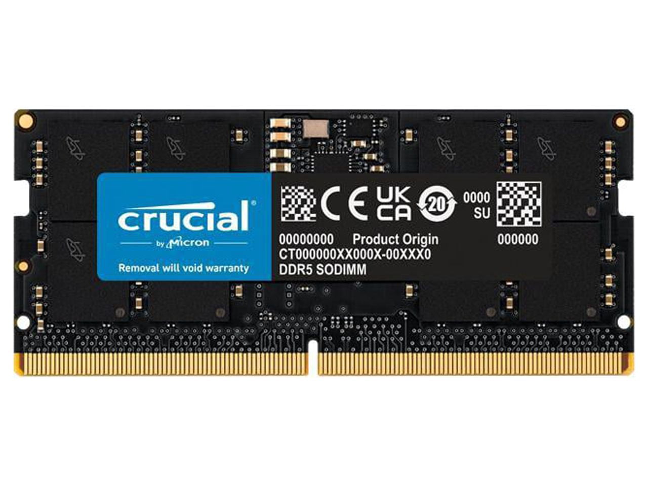 Crucial Classic 12GB 262-Pin DDR5 SO-DIMM DDR5 5600 (PC5 44800