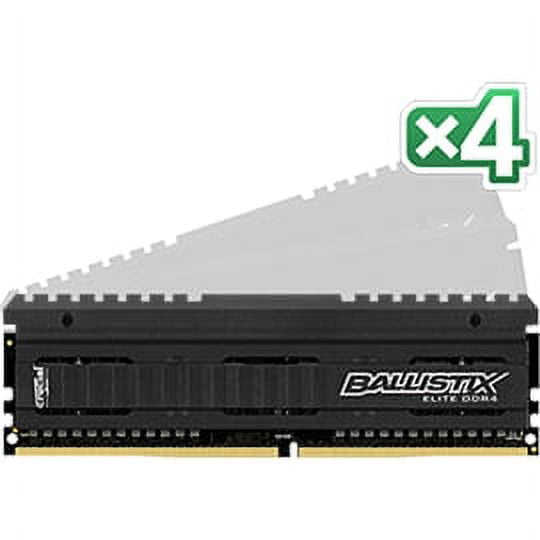"Crucial Crucial Ballistix Elite 32GB Kit (4 x 8GB) DDR4-2666 UDIMM - BLE4K8G4D26AFEA"