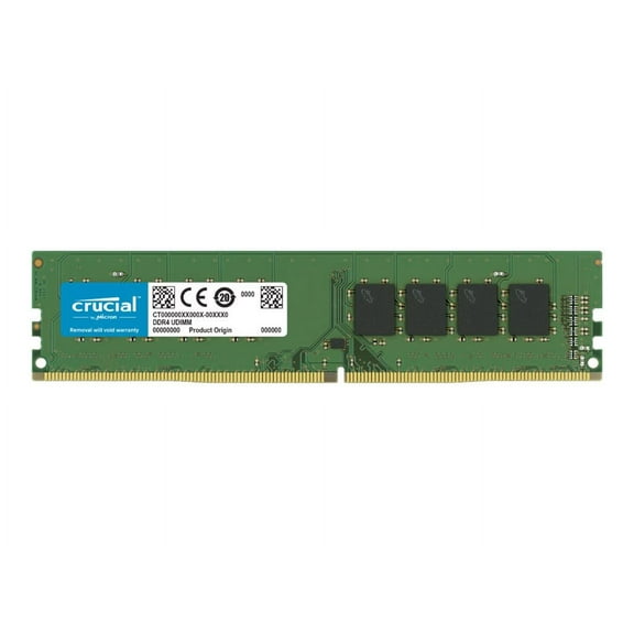 Crucial - DDR4 - module - 16 GB - DIMM 288-pin - 2666 MHz / PC4-21300 - CL19 - 1.2 V - unbuffered - non-ECC