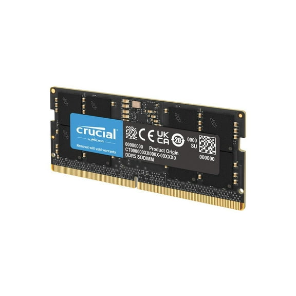Crucial 64GB 262-Pin DDR5 SO-DIMM DDR5 5600 (PC5 44800) Laptop Memory Model CT64G56C46S5