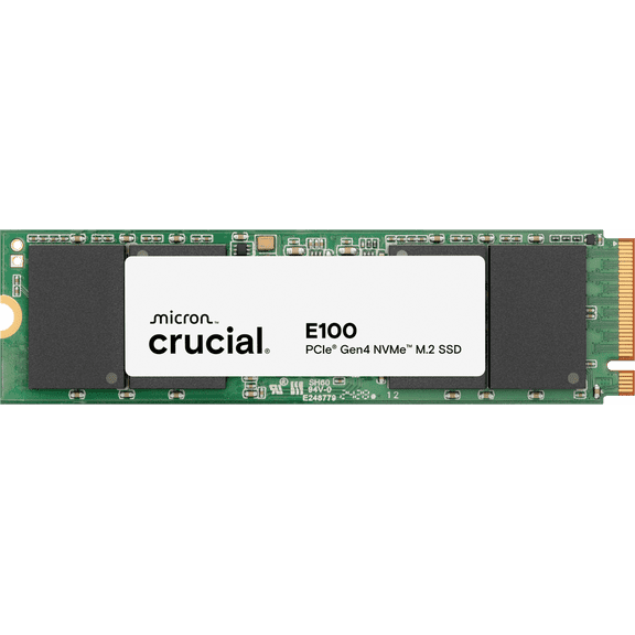 Crucial E100 480GB PCIe 4.0 Gen4 2280 NVMe M.2 Internal SSD CT480E100SSD8