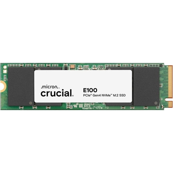 Crucial CT2000E100SSD8 E100 2TB M.2 NVMe PCIe Gen4 Internal SSD, Up to 5,000MB/s, Laptop & Desktop Compatible