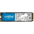 thumbnail image 1 of Crucial P2 CT250P2SSD8 250 GB Solid State Drive - M.2 2280 Internal - PCI Express NVMe [PCI Express NVMe 3.0 x4] (242670), 1 of 3