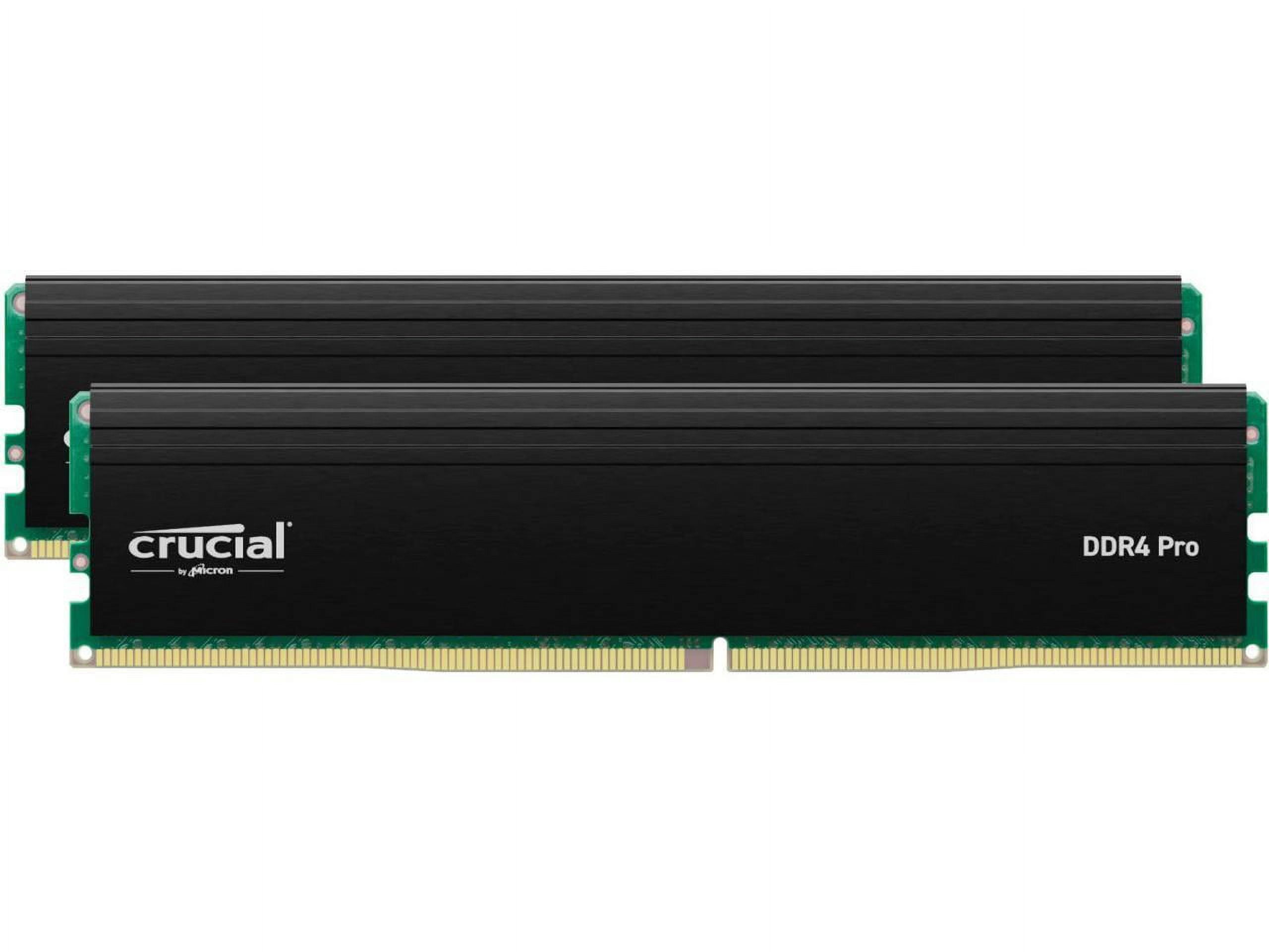 Crucial (2 Desktop Memory RAM 32GB 25600) 16GB) (PC4 DDR4 288-Pin PC Pro 3200 CP2K16G4DFRA32A Model x