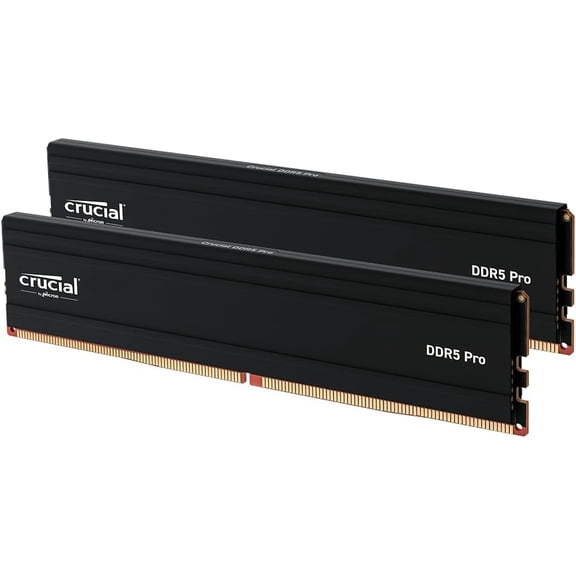Crucial Pro 64GB DDR5 RAM Kit (2x32GB), 5600MHz Desktop Memory UDIMM 288Pin