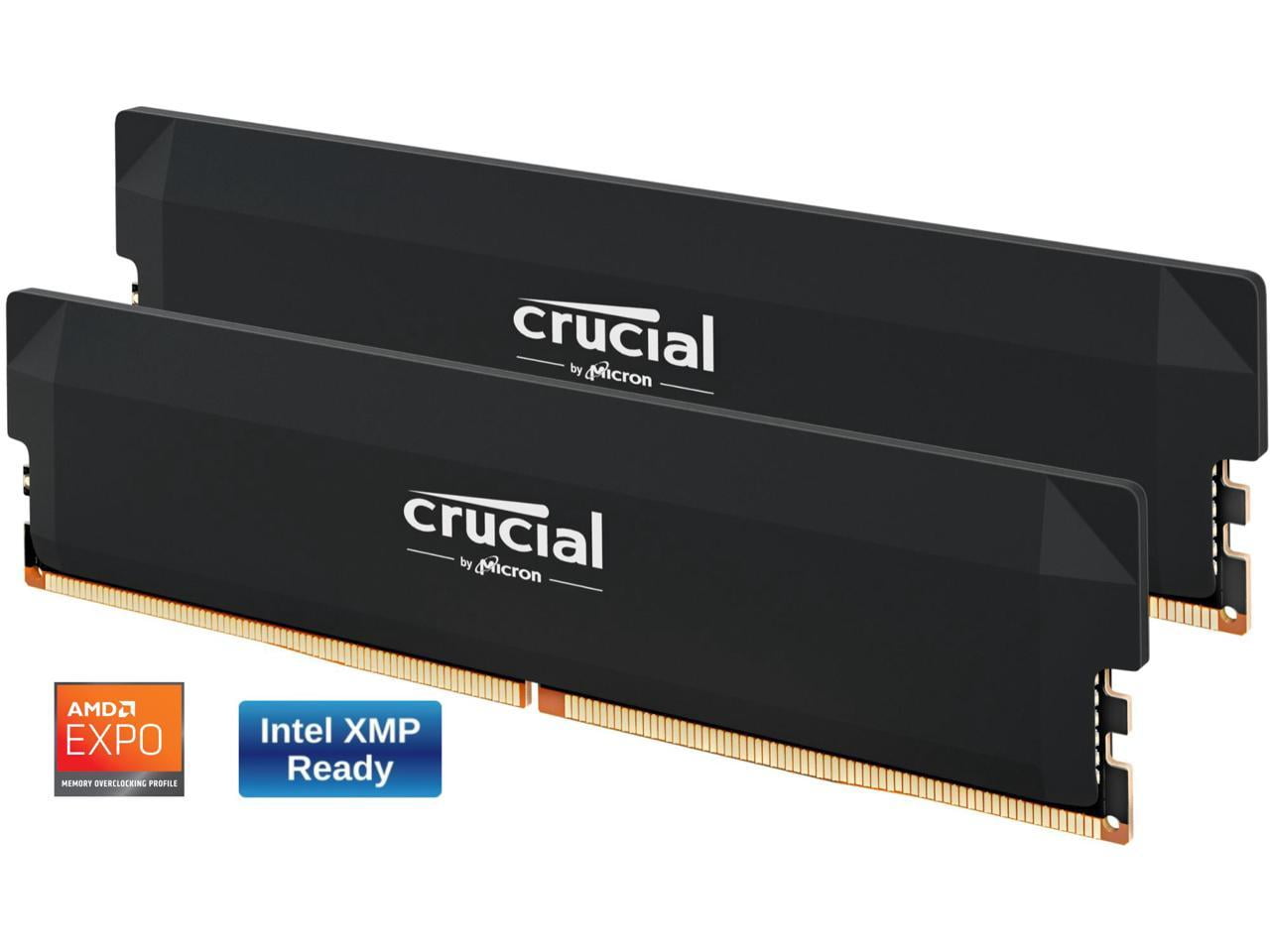 Crucial DDR5 64GB 6000MT/s メモリー(32GBx2) Crucial Pro Overclocking 64GB (2 x 32GB) DDR5 6000 (PC5