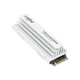 thumbnail image 1 of Crucial T705 2TB PCIe Gen5 NVMe M.2 SSD with White Heatsink  - Up to 14,500 MB/s - Limited Edition - Internal Solid State Drive (PC) - +1mo Adobe CC - CT2000T705SSD5A, 1 of 6