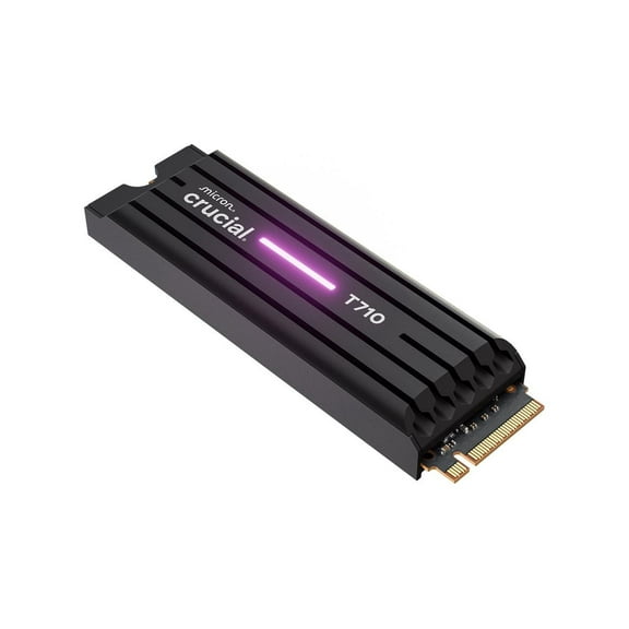 Crucial T710 2 TB Solid State Drive M.2 2280 Internal PCI Express NVMe PCI Express NVMe 5.0 Desktop PC Notebook Device Supported 1200 TB TBW 5 Year Warranty CT2000T710SSD5