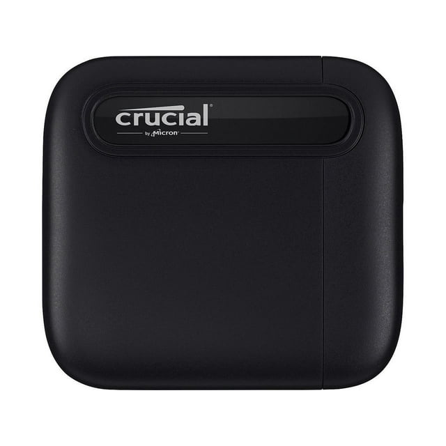Crucial X6 500GB Portable SSD - Up to 540 MB/s - USB 3.2 - External Solid State Drive, USB-C - CT500X6SSD9