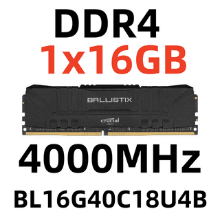 Crucial BALLISTIX 16Gx4（計64G） DDR4 Crucial 64GB Kit (16GBx4