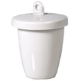 thumbnail image 1 of Crucible HF 100ml Porcelain with Lid. 55mm height x 61mm diameter  Pack 20., 1 of 3