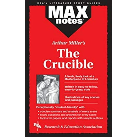 Pre-Owned Crucible, the (Maxnotes Literature Guides) (Paperback) 0878917535 9780878917532