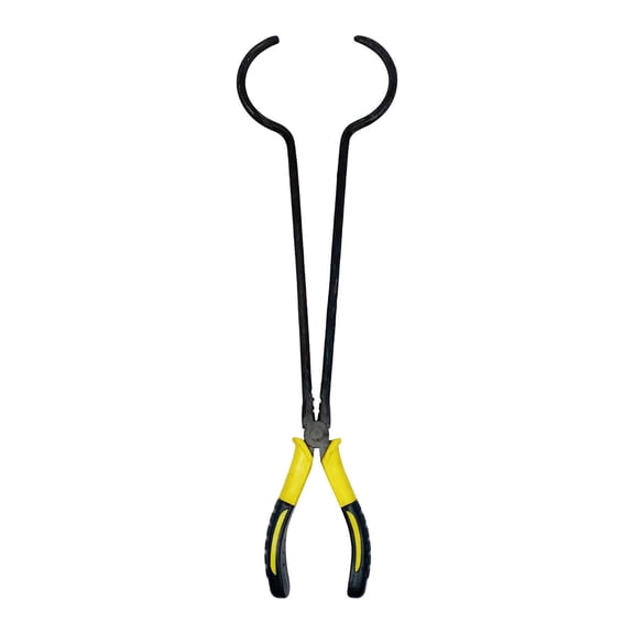 Crucible Tongs Furnace Clamp Jewelry Making Heat Resistant Rubber Grip Laboratory Metal Casting