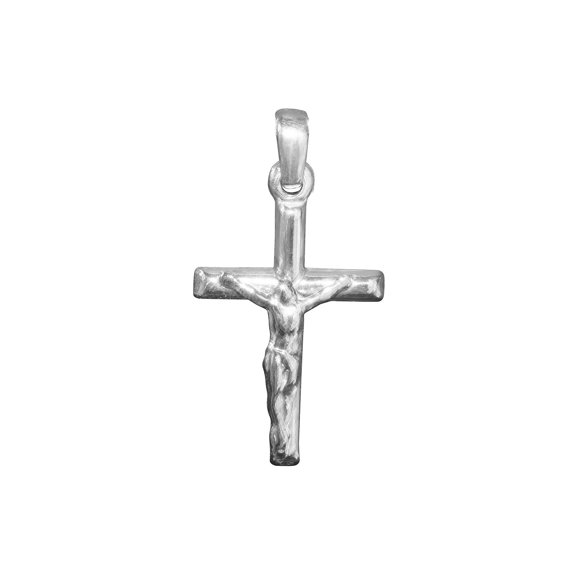 Crucifix Cross Pendant Solid 925 Solid pure Sterling Silver (Small)JARGOD