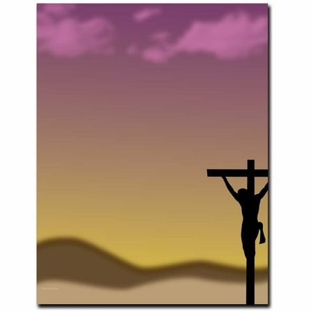 Crucifix Letterhead Laser & Inkjet Printer Paper, 80 Sheets per Pack