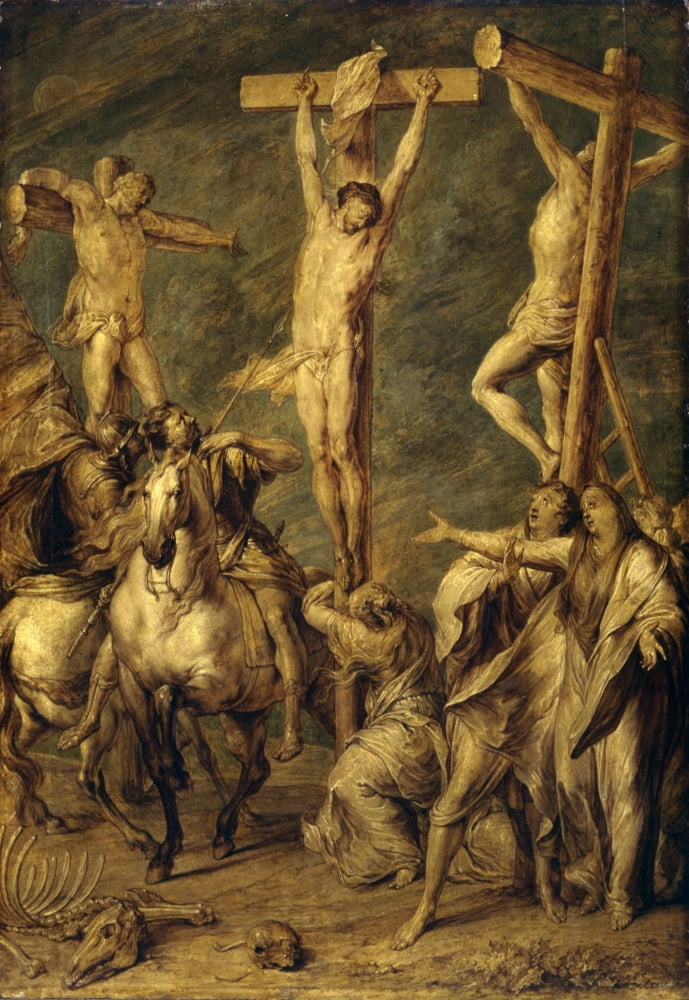 Crucifixion Canvas Art - (24 x 36)
