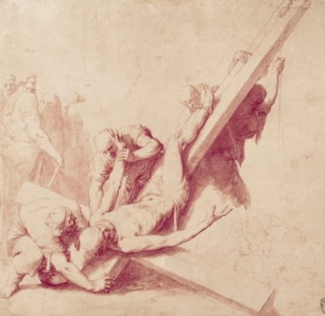 Crucifixion of Saint Peter by Jusepe de Ribera (1591-1652) Canvas Art - Jusepe De Ribera (24 x 36)