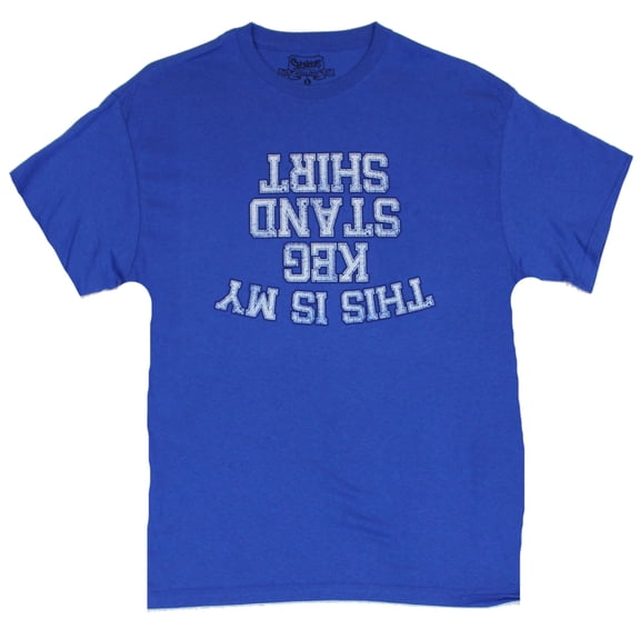 Crude Attitude Mens T-Shirt - "This is My Keg Stand Shirt" (2X-Large)